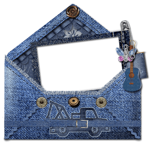 Envelope Blue Jeans - Bogusia - δωρεάν png