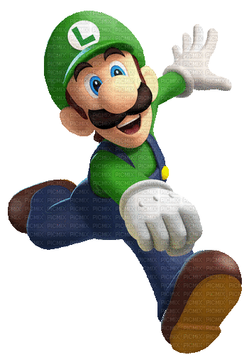 Luigi - GIF animado gratis