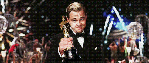 Leonardo DiCaprio - GIF animado grátis