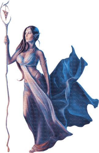 fantasy woman elf laurachan - bezmaksas png
