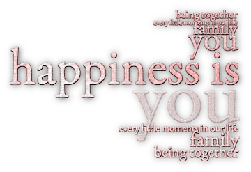 soave text happiness pink - darmowe png