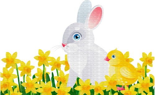 кролик цветы Karina - png grátis
