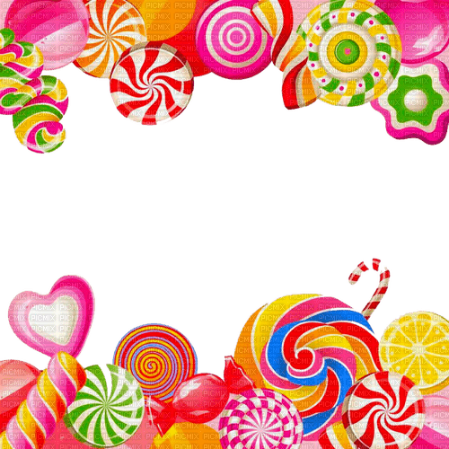 candy frame by nataliplus - kostenlos png