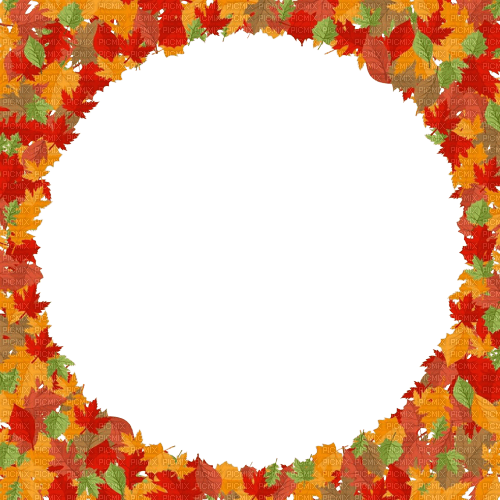 loly33 frame automne feuilles - gratis png