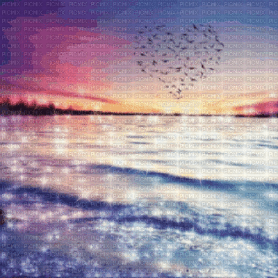Sunset Beach - Bezmaksas animēts GIF