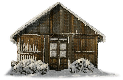 Winter Cottage 2 - Free PNG