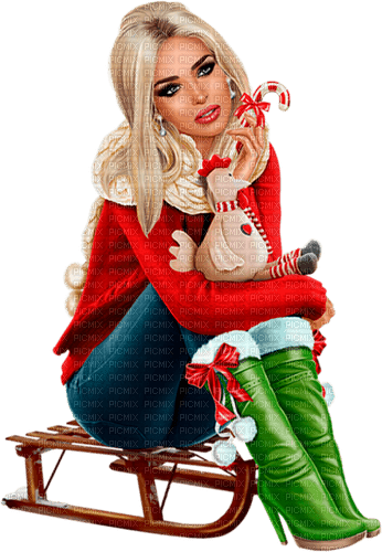 christmas woman by nataliplus - darmowe png