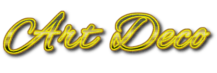 Art Deco Gold Text - Bogusia - PNG gratuit