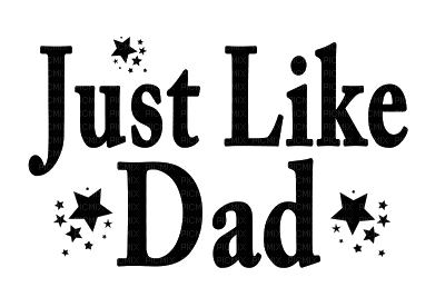 Kathleen Reynolds  Logo Text Just Like Dad - PNG gratuit