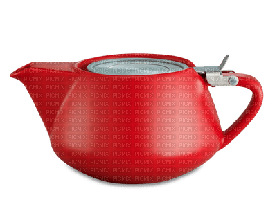 Kaz_Creations Red Teapot - gratis png