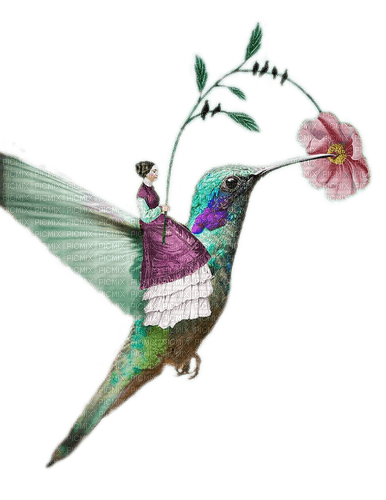 Surreal, Vogelfrau - PNG gratuit