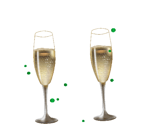 Champagne.Brindis.Party. gif.Victoriabea - GIF animé gratuit
