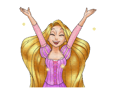 Rapunzel - GIF animasi gratis