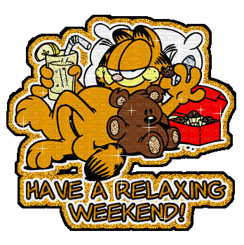 have a relaxing weekend - 免费动画 GIF