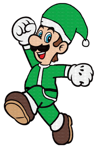 Mario Christmas - png grátis
