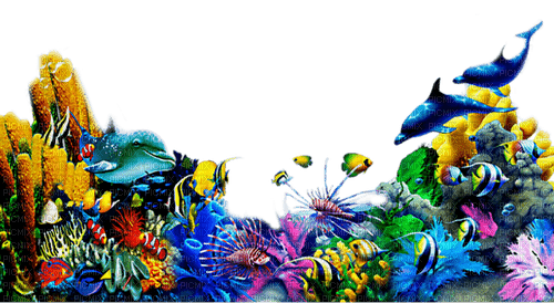 underwater frame by nataliplus - PNG gratuit