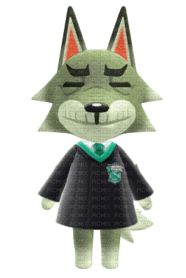 Animal Crossing - Dobie - Slytherin - ücretsiz png