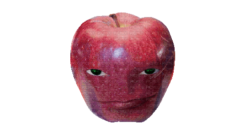 the apple judges you - Free animated GIF