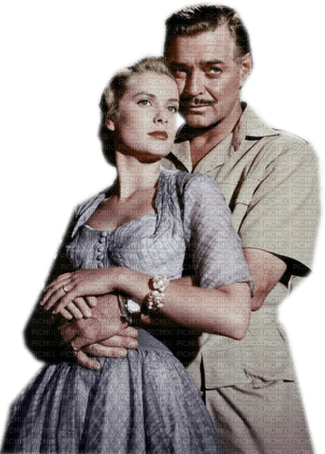Grace Kelly,Clark Gable - png grátis