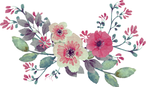 border spring watercolor - 無料png