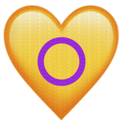 Intersex emoji heart - PNG gratuit