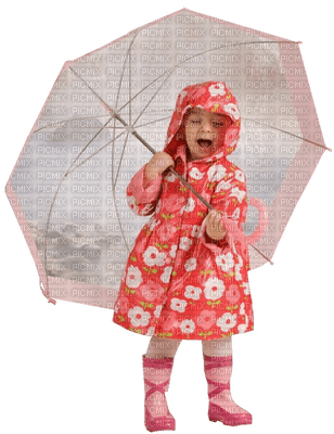 Kaz_Creations Baby Enfant Child Girl With Umbrella - png grátis