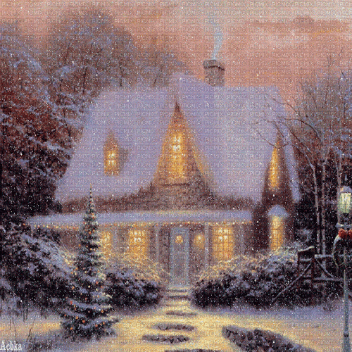 winter  background by nataliplus - Gratis geanimeerde GIF