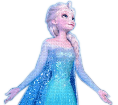 Rena Elsa Princess blue - png grátis