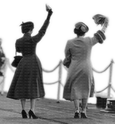 Rena Abschied winken Woman Vintage Frauen - zdarma png