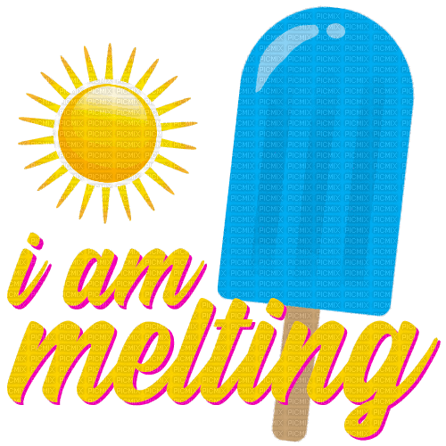 Summer Melting - GIF animado grátis