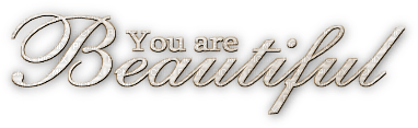 soave text beautiful you sepia - PNG gratuit