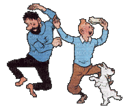 Tintin - GIF animado gratis