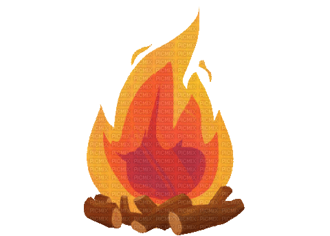Campfire Camping - Nemokamas animacinis gif