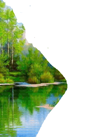 paysage green nature - GIF animado grátis