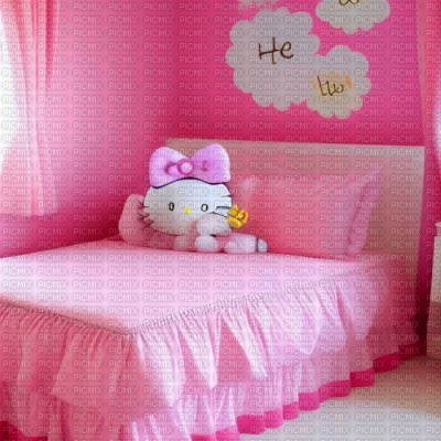 Hello Kitty Bedroom - ingyenes png
