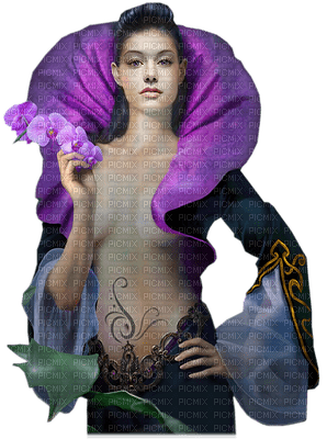 laurachan purple woman - darmowe png