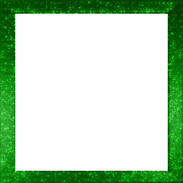 green glitter frame - Gratis geanimeerde GIF