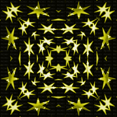 lu jaune yellow stamps stamp encre tube fond background gif deco glitter animation anime lune ciel etoile nuage sky moon star cloud - Бесплатни анимирани ГИФ
