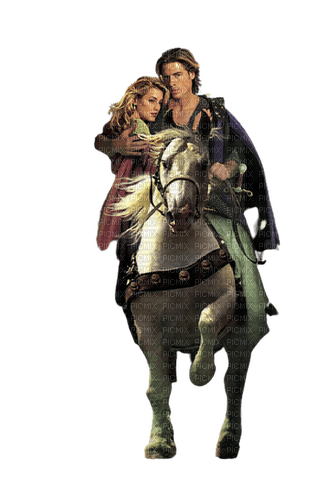 Couple à cheval - 免费PNG