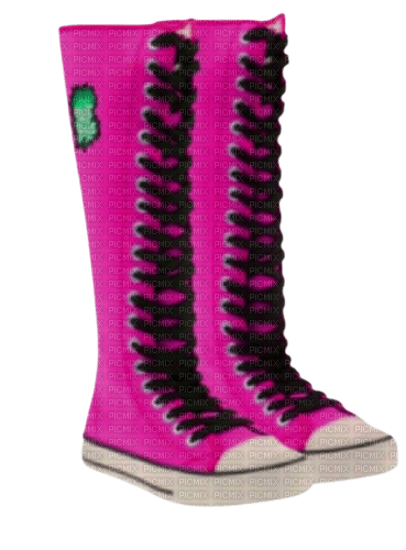 Boots Fuchsia - By StormGalaxy05 - gratis png