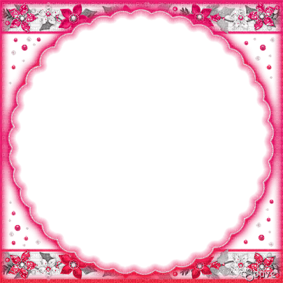 soave frame christmas winter circle flowers - фрее пнг