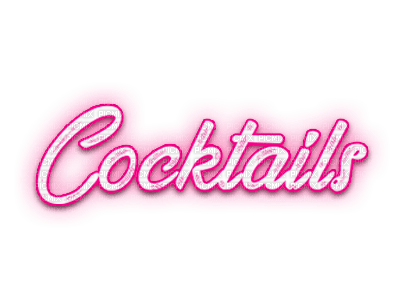 cocktails  text - бесплатно png