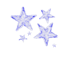 animated blue stars - Gratis animerad GIF