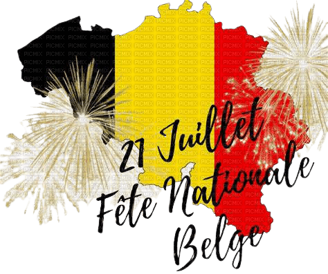 Belgium en fête - png gratis