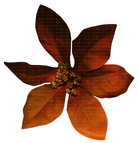 autumn deco brown flower kikkapink - png grátis