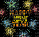 Happy New Year.Victoriabea - GIF animado gratis