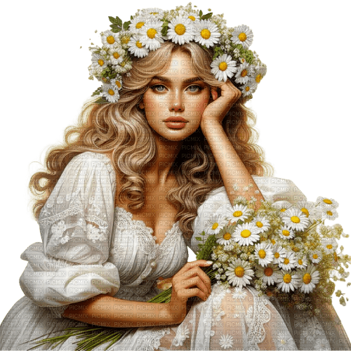 Daisy - Woman - δωρεάν png