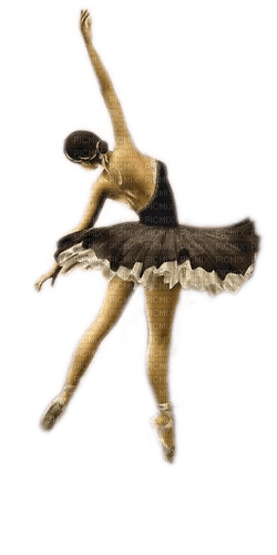 Ballerina, brown - PNG gratuit