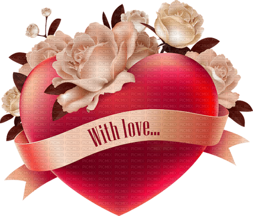 red, heart, love, rose , coeur, - Free PNG