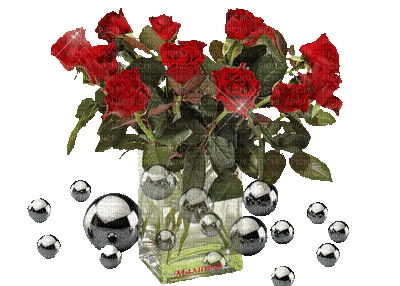 rose rouge.Cheyenne63 - GIF animado gratis